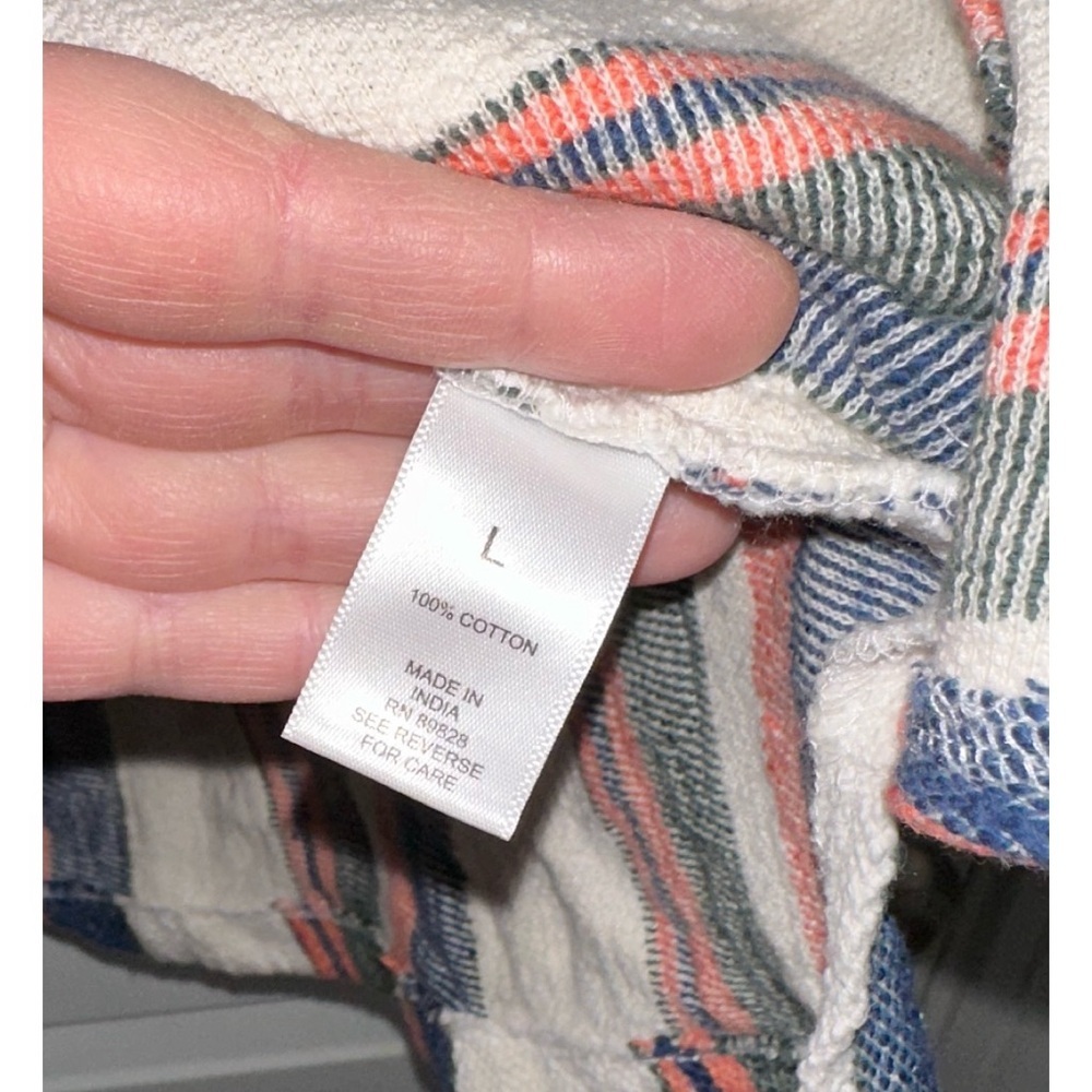 LOGO by Lori Goldstein Beach to Street Striped Pullover - Picture 6 of 6